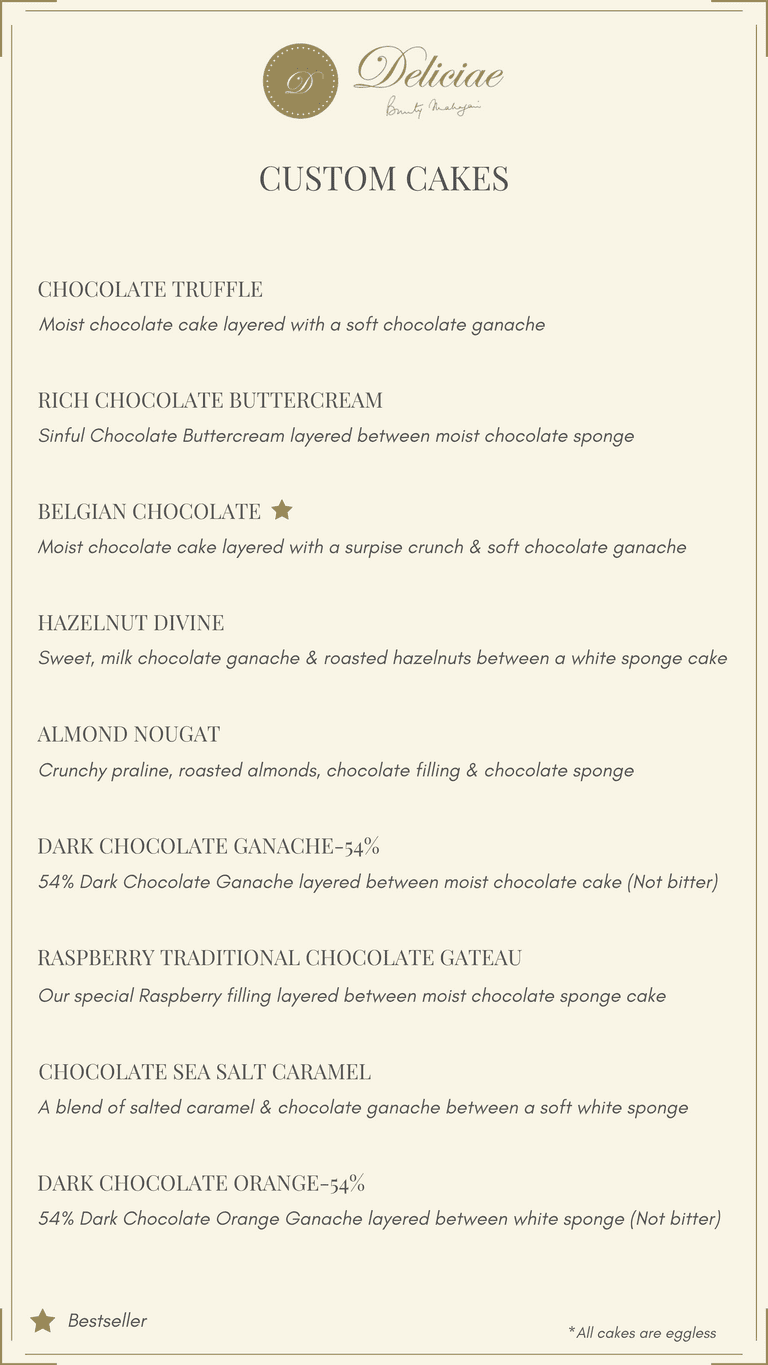 Cake Flavours
