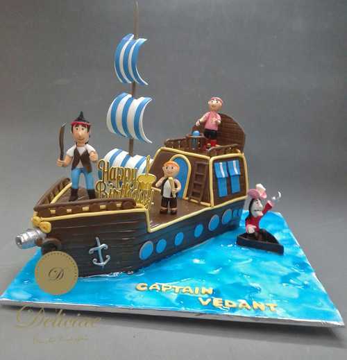 Pirate Cake 3D